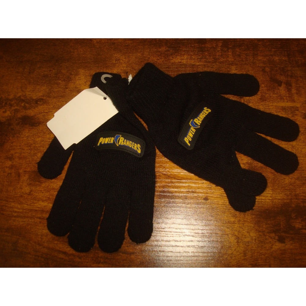 POWER RANGERS --- YOUTH----- GLOVES MITTENS  VINTAGE‎ DEADSTOCK H4
